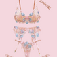 CHIARA Garter Set - Champagne Pink