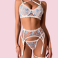 EMILIA Garter Set - White