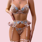 SERENA Garter Set - Champagne Pink