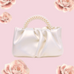 ALICE Two-Way Mini Pearl Punch Bag - Pearl White