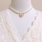 CAMELLIA Pearl Necklace - White