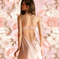 CLAUDIA Nightdress + Robe Set - Light Pink