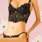 EMILIA Corset Bra Set - Black