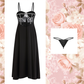 OLIVIA Nightdress Set - Black